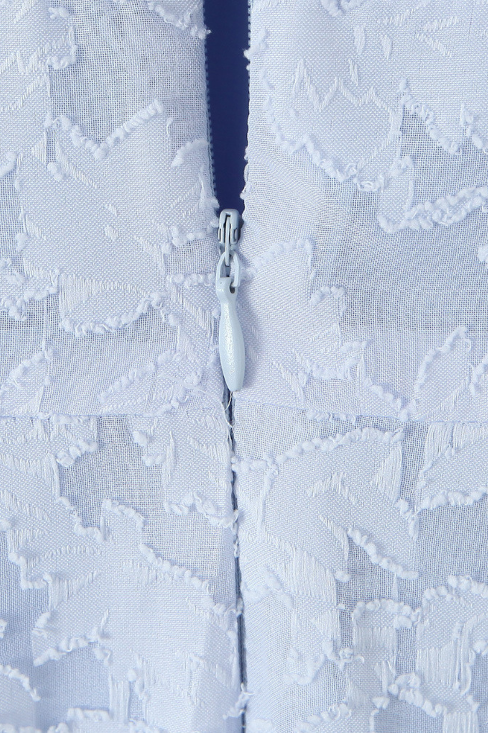 Sırtı Açık V Yaka Midi Elbise – Bebek Mavisi