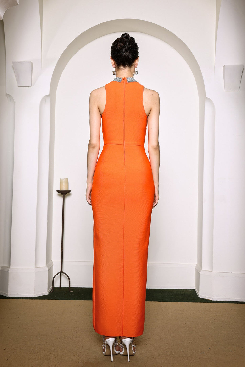 Işıltılı Taş Detaylı Bandaj Elbise