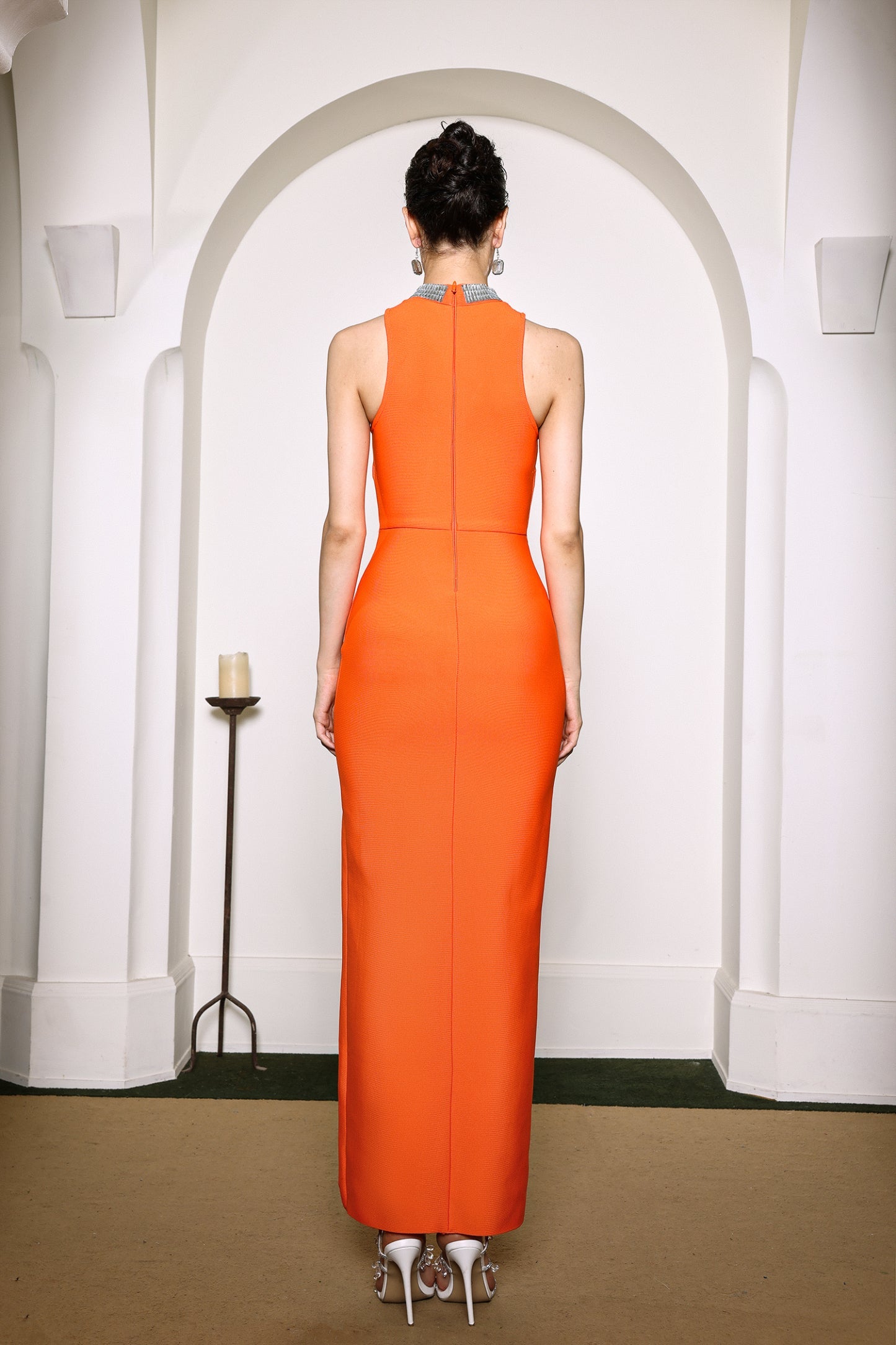 Işıltılı Taş Detaylı Bandaj Elbise