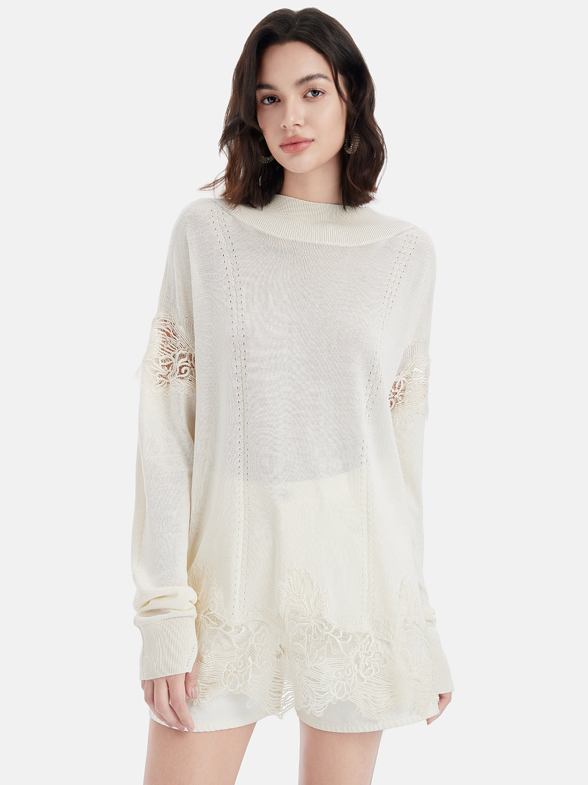 Dantel Kesimli Tığ Kazak