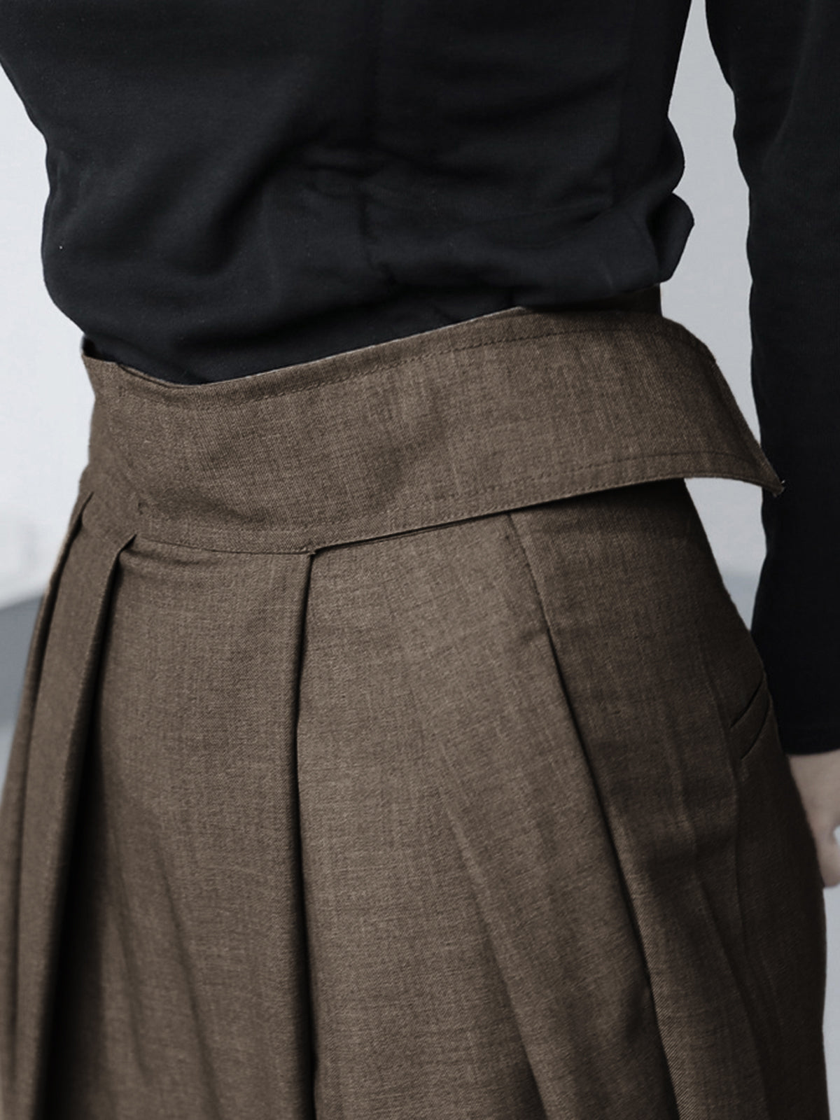 Cırt Cırtlı Geniş Paça Velcro Pantolon