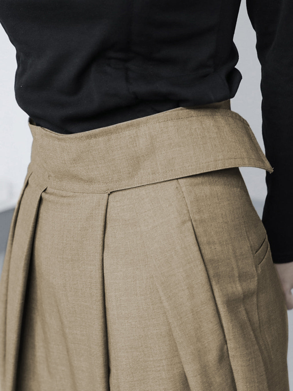 Cırt Cırtlı Geniş Paça Velcro Pantolon