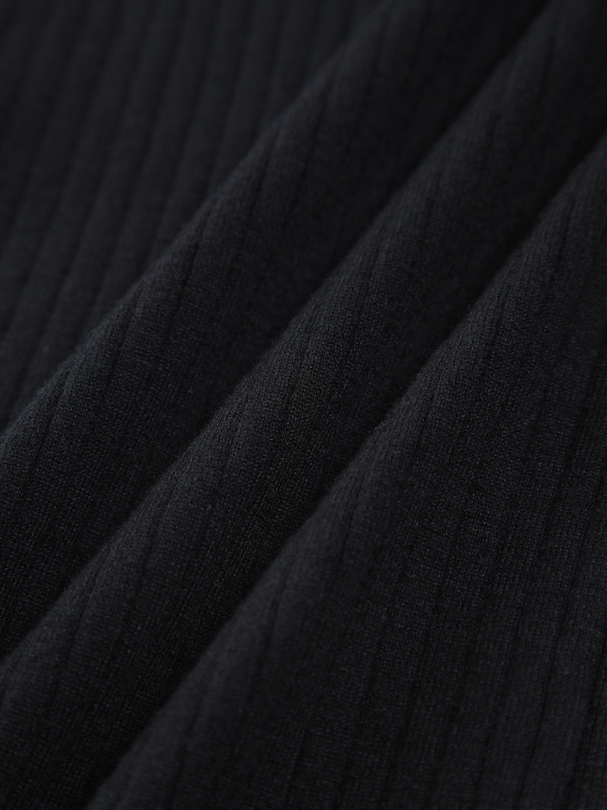 Kontrast Trim Sarma Midi Örgü Elbise