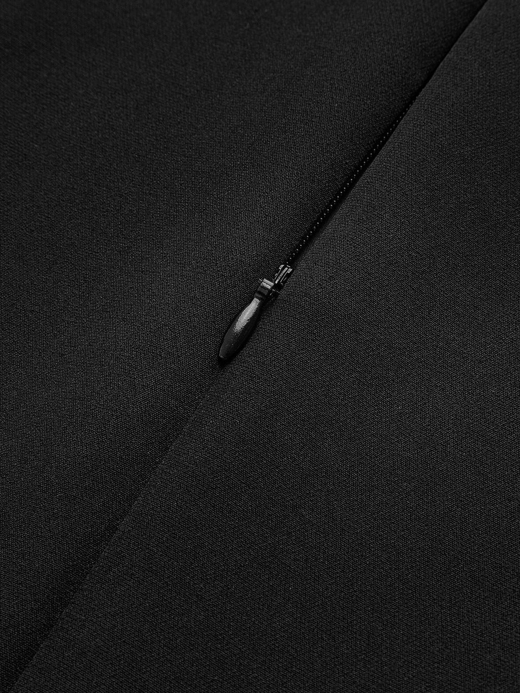 İki Renkli Kolsuz Pileli Kısa Elbise