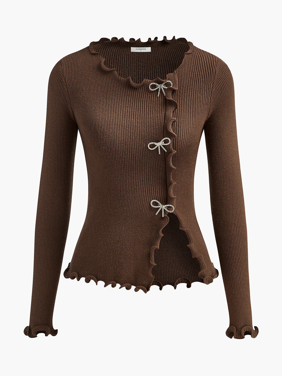 Yapay Elmas Fiyonk Marul Kenarlı Kazak