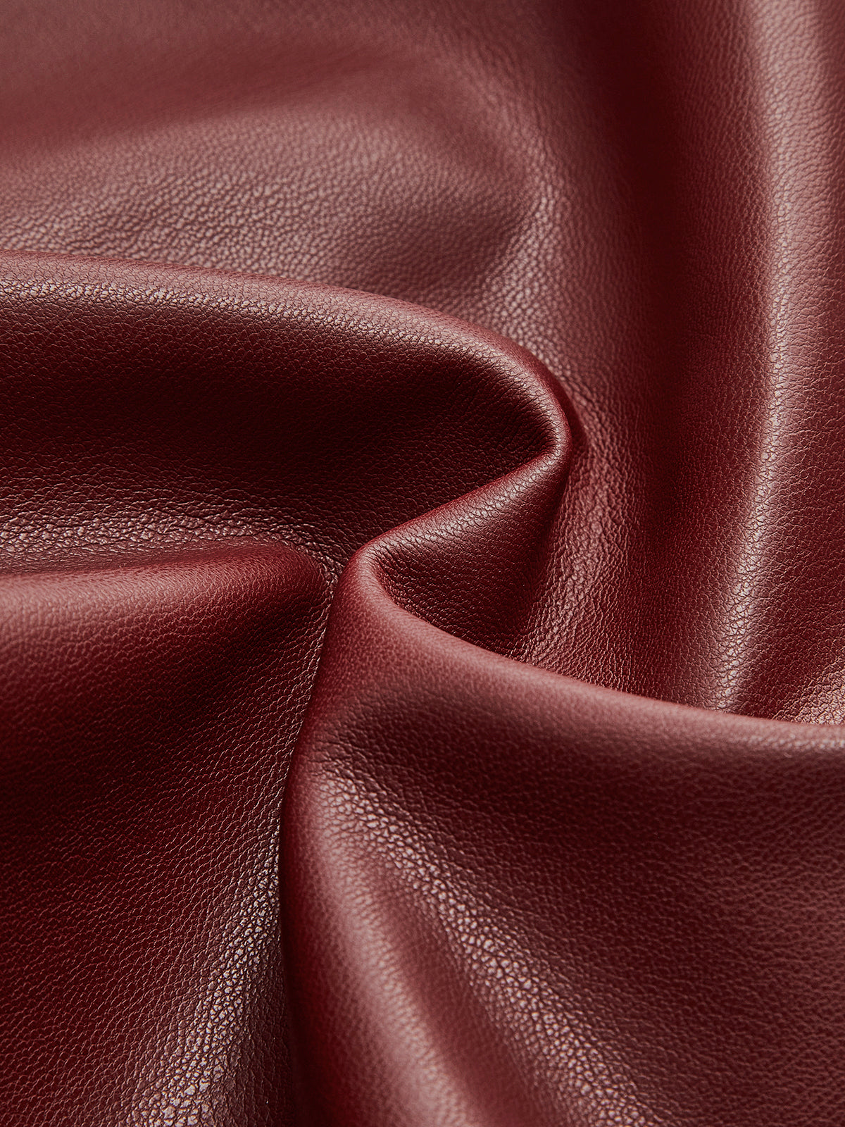 A Kesim Suni Deri Mini Etek