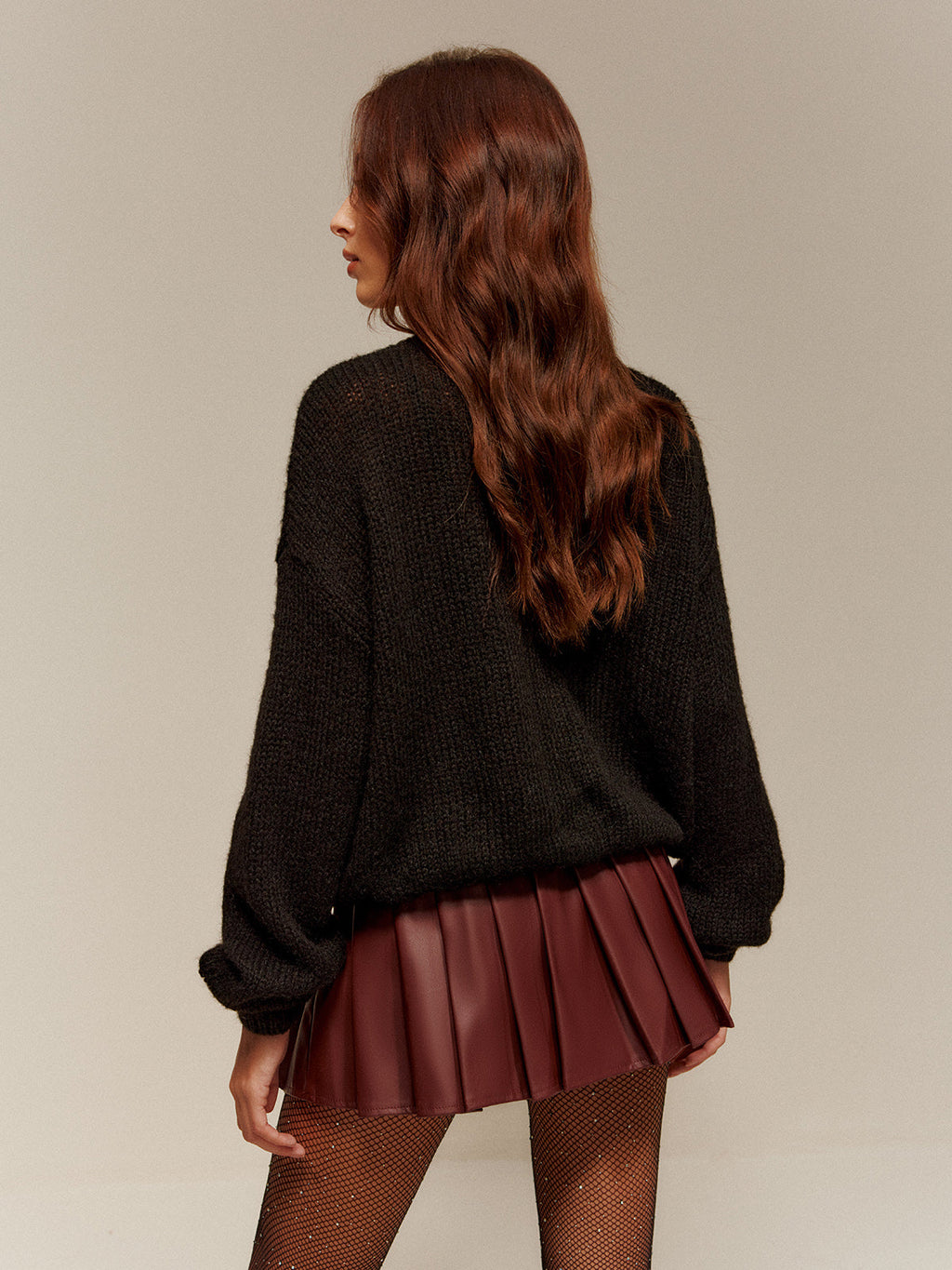 Taşlı Dekorlu Rahat Kazak