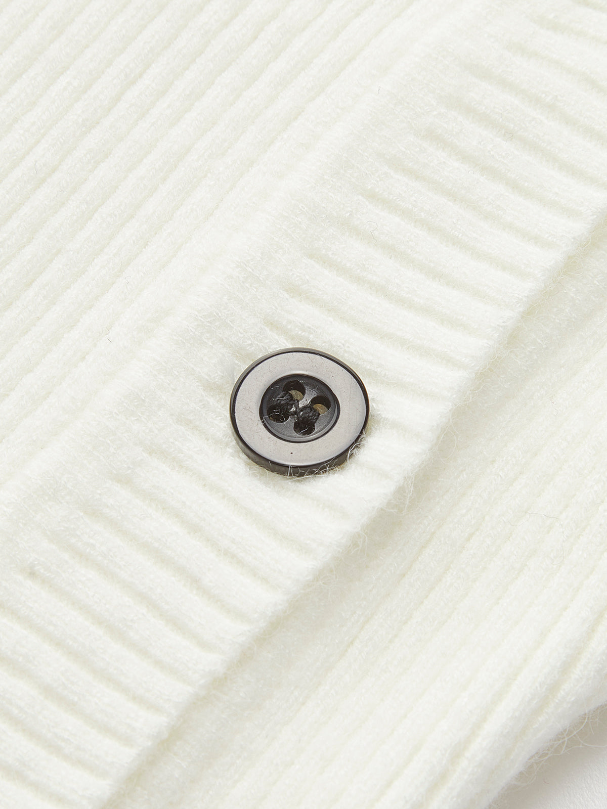 Düz Asimetrik Göğüslü Kazak