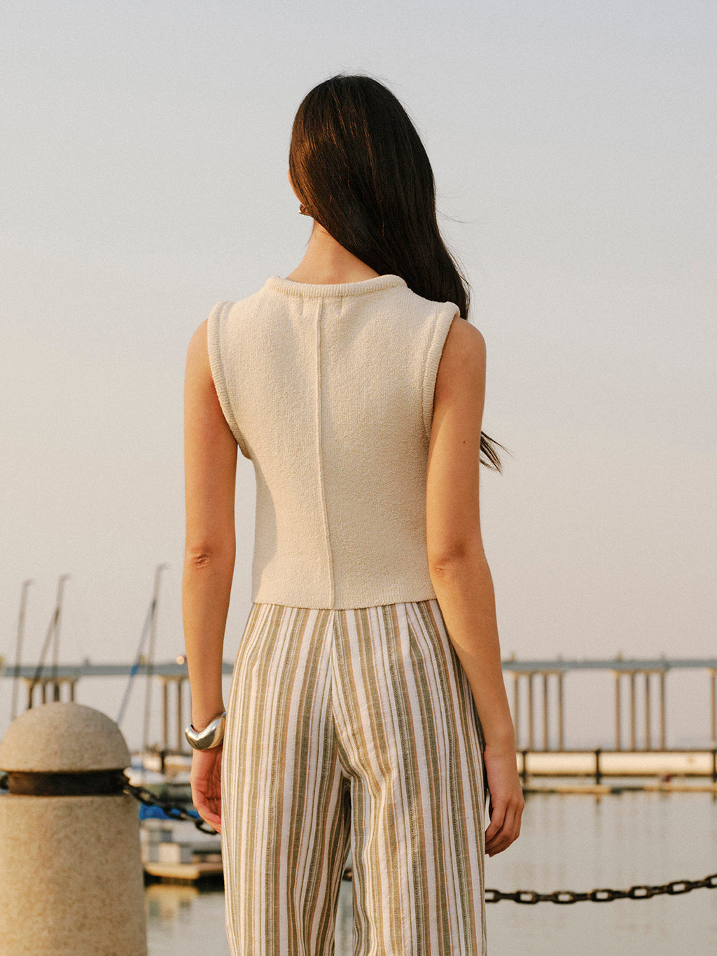 Önü Düğmeli Kazak Yelek