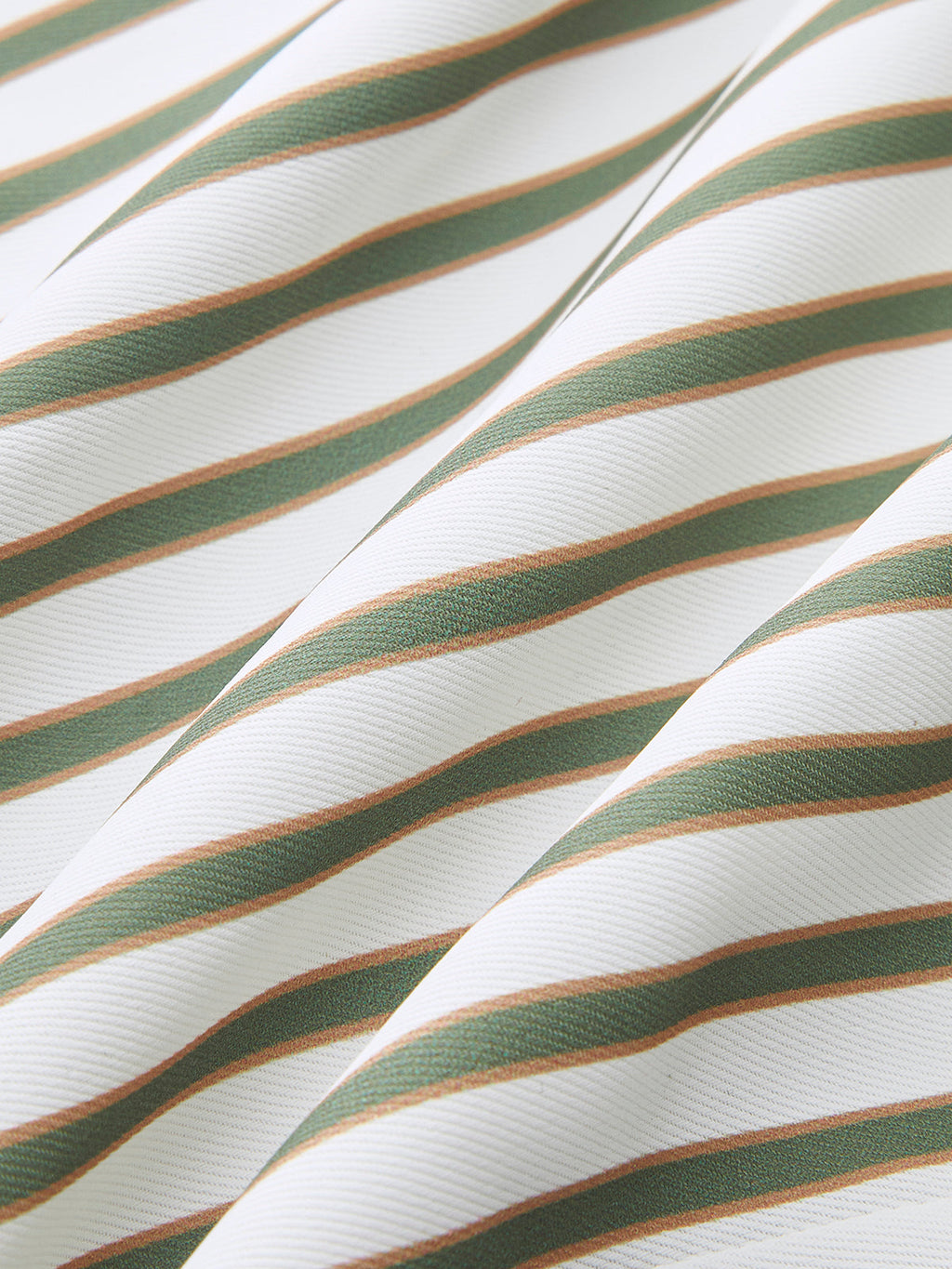 Çizgili Orta Bel Geniş Paça Pantolon