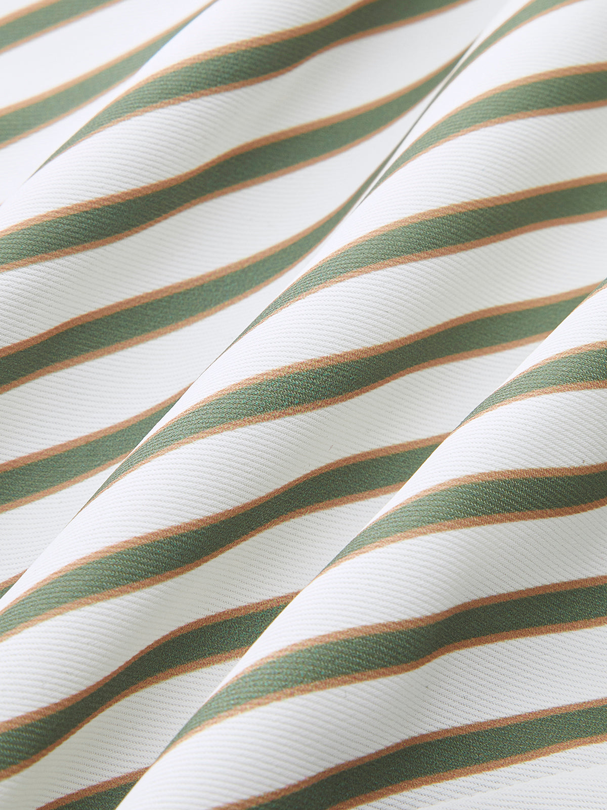 Çizgili Orta Bel Geniş Paça Pantolon