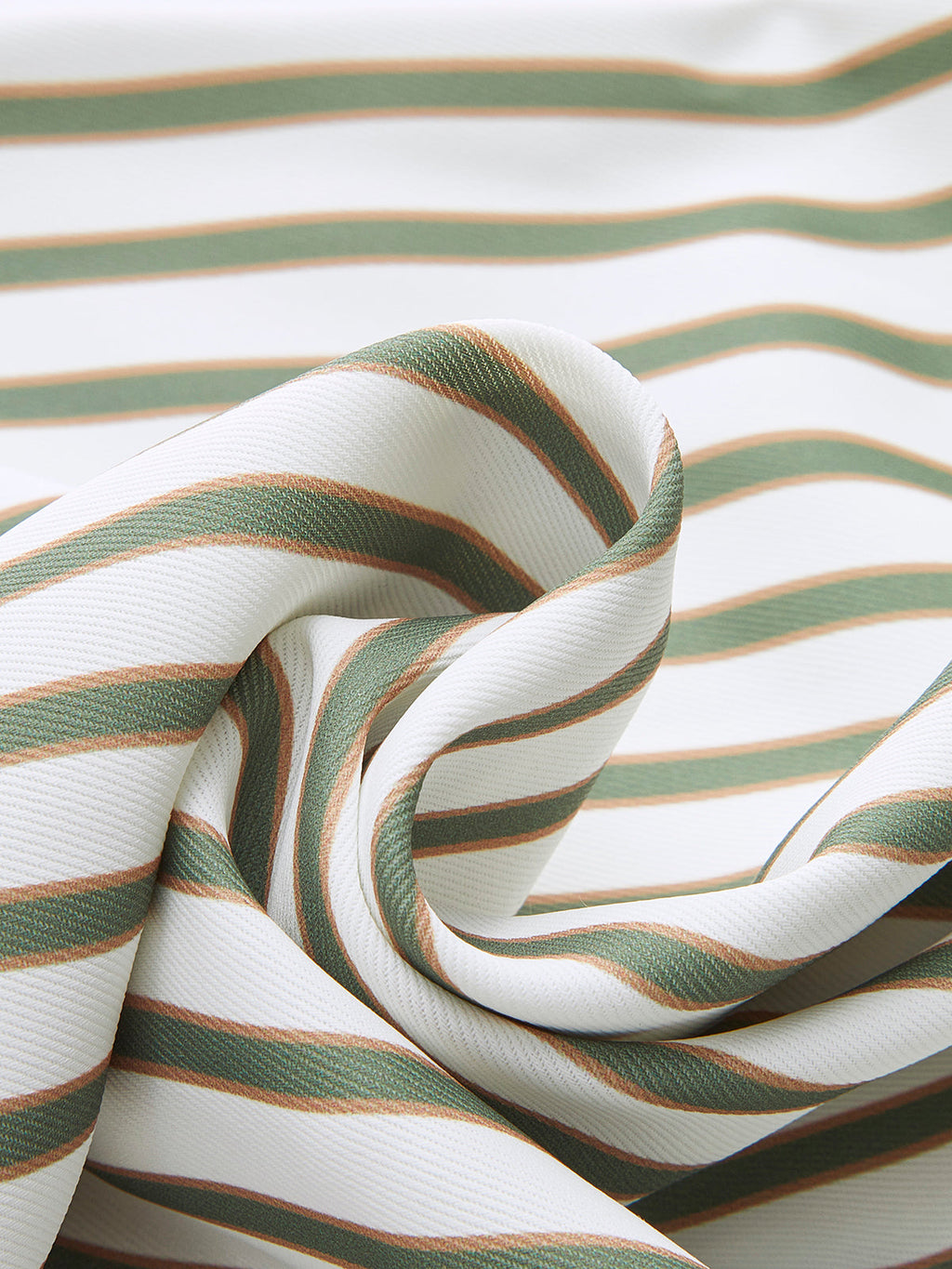 Çizgili Orta Bel Geniş Paça Pantolon