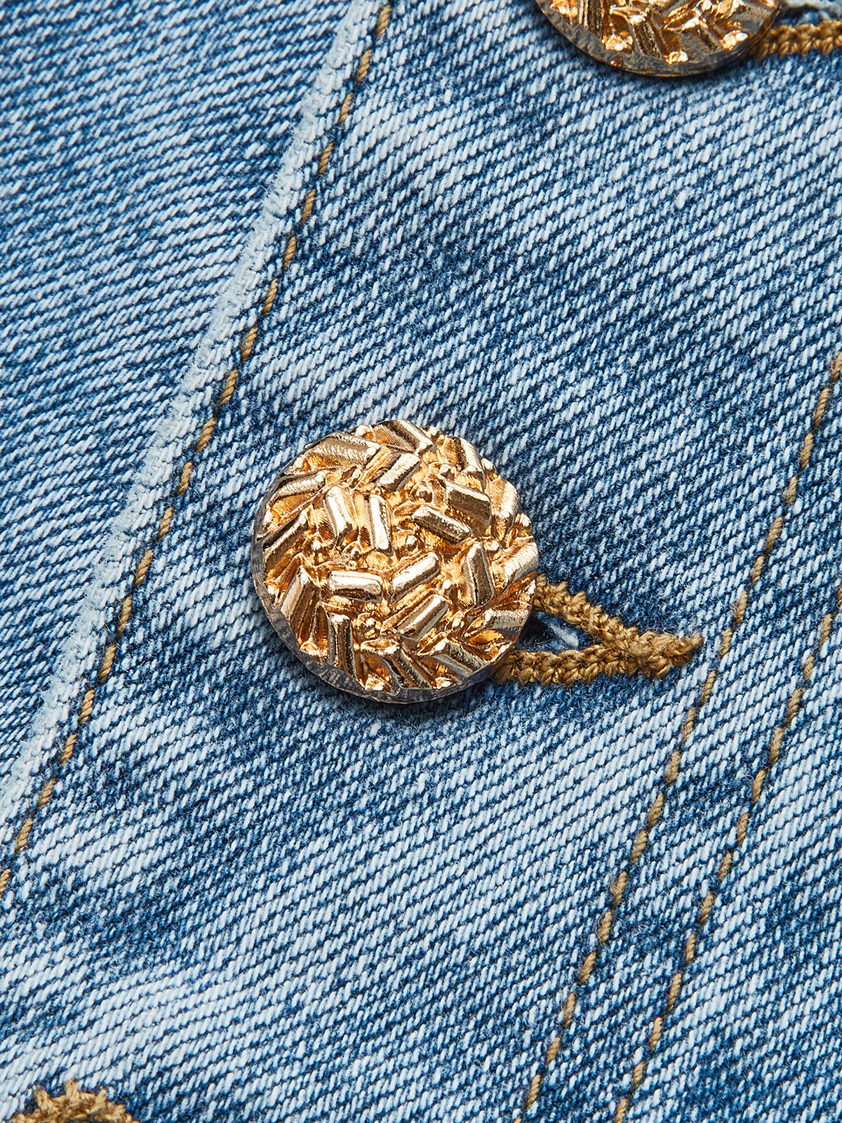 Orta Bel Düğmeli Kloş Pantolon