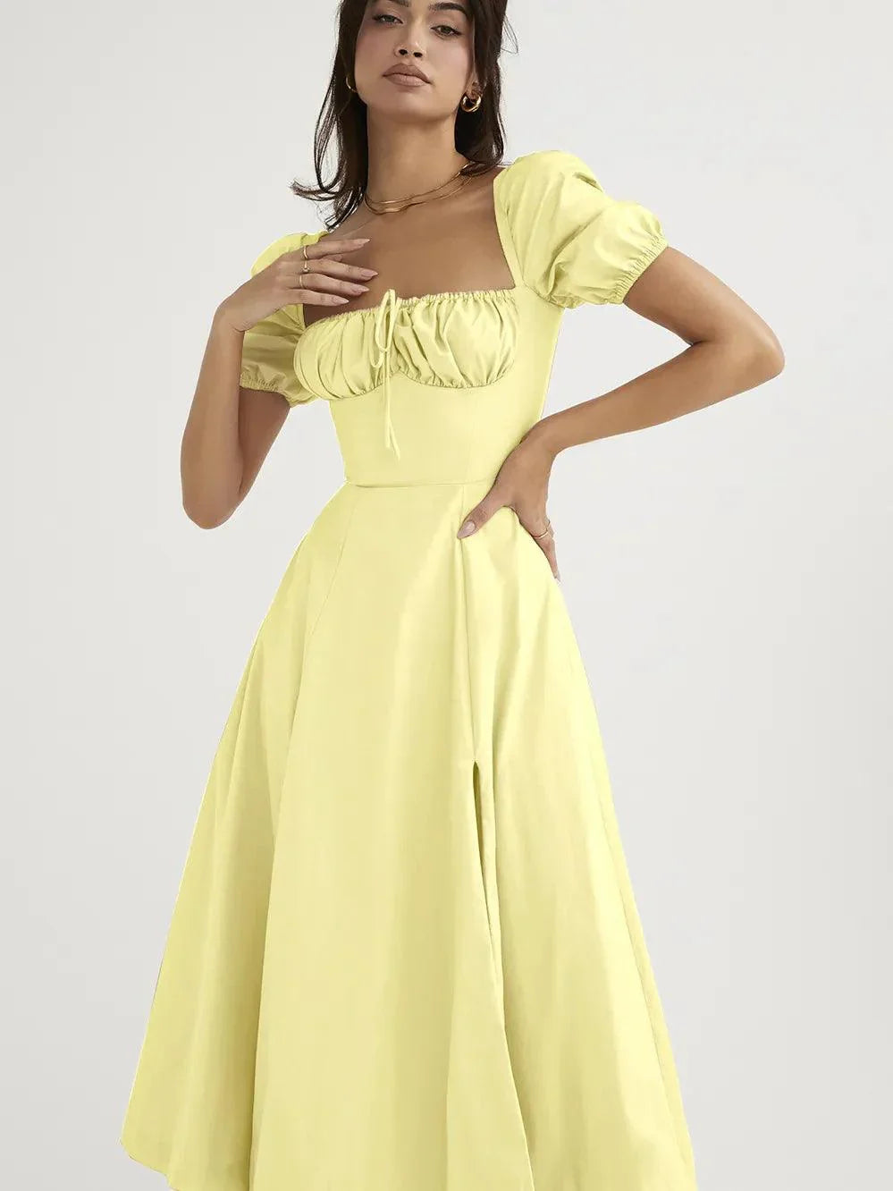 Bustier Gipeli Midi Elbise