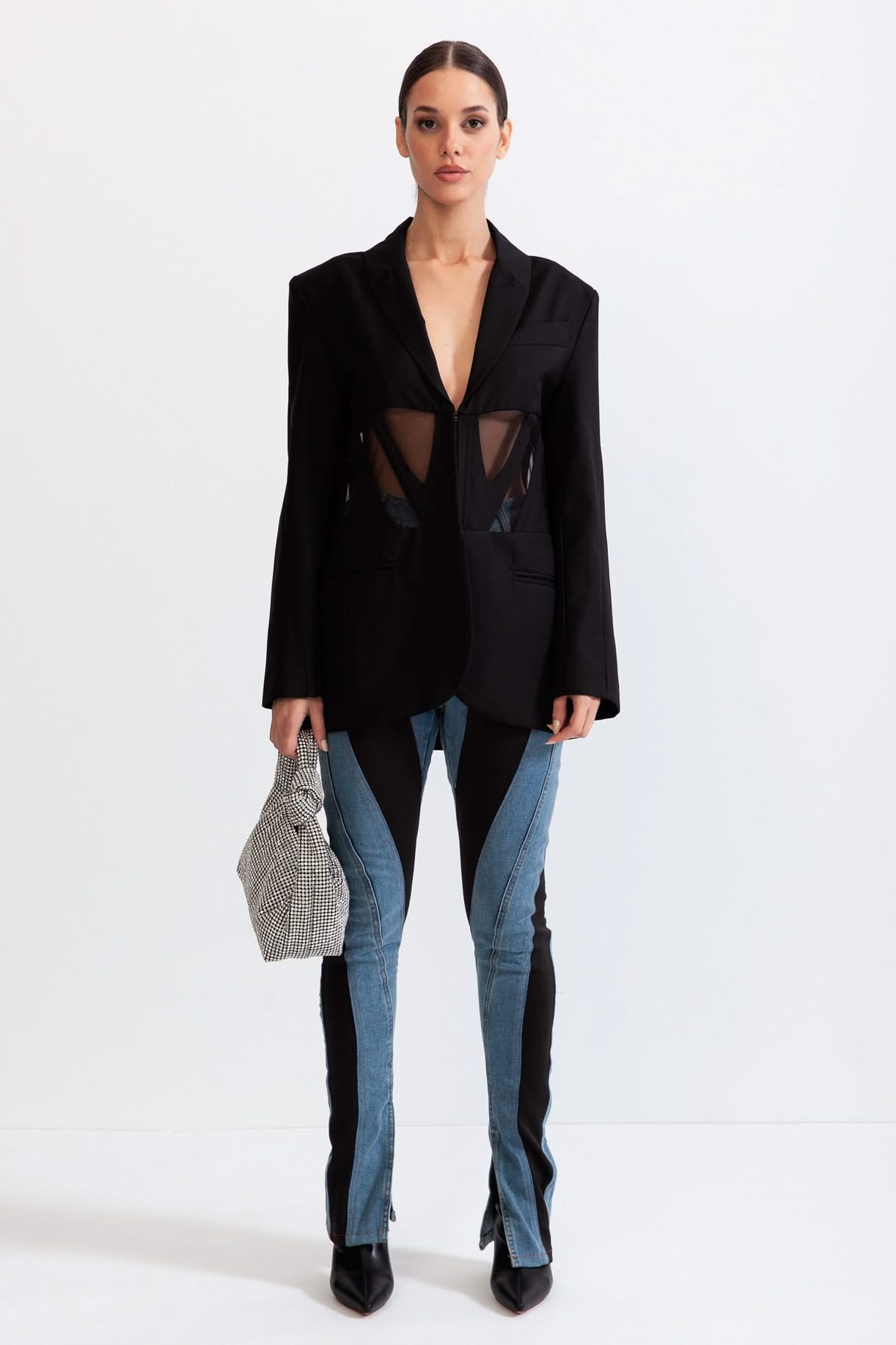 Korse Blazer - Siyah