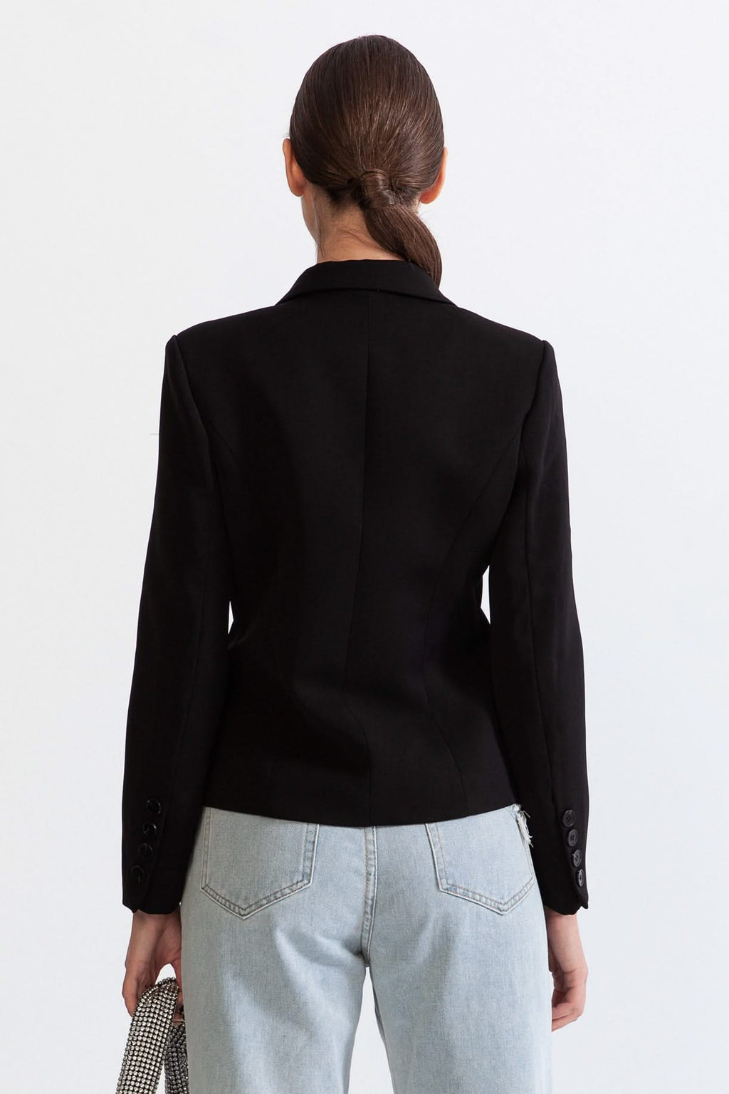 Fermuarlı Ceket - Siyah