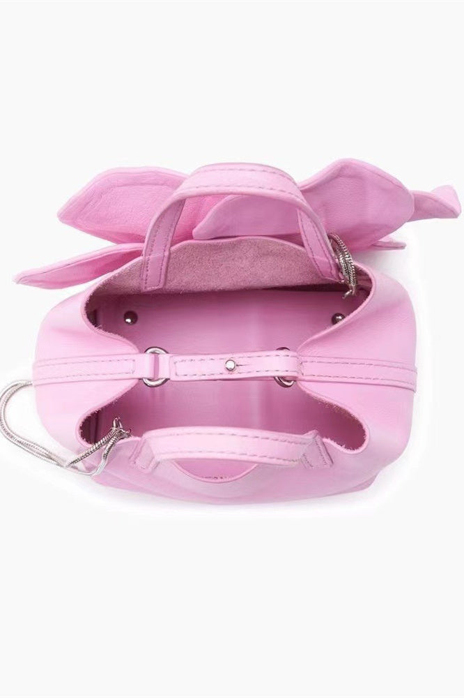 Çiçekli Pu Deri Çanta