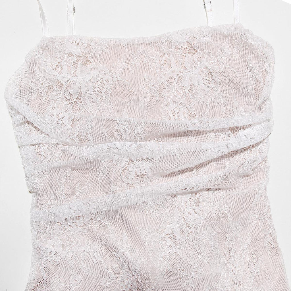 Dantel İncili Uzun Balık Abiye Elbise