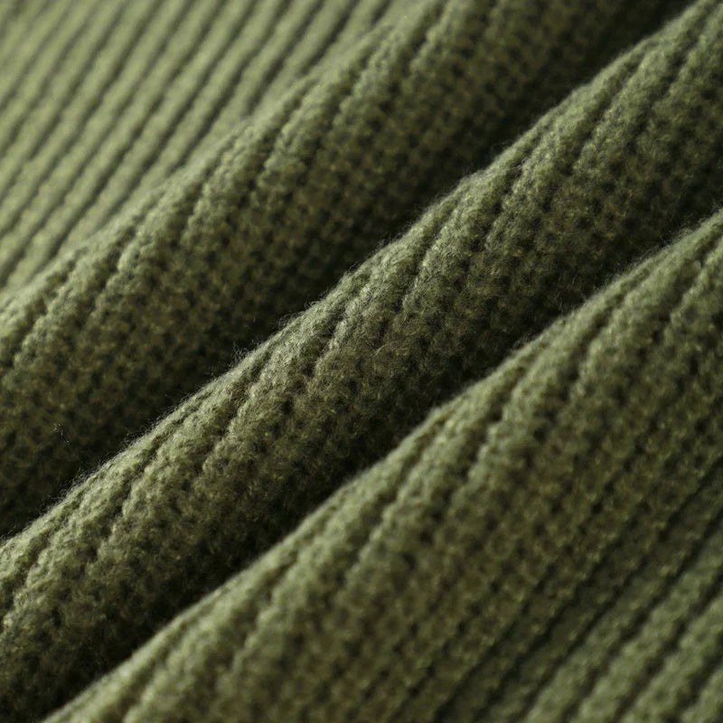 Kontrast Dikişli Triko Kazak