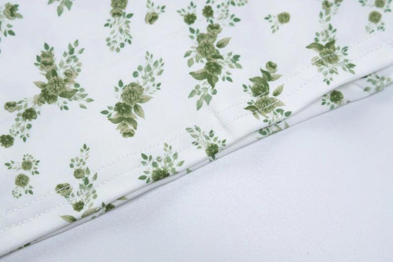 Askılı Çiçek Desenli Mini Elbise