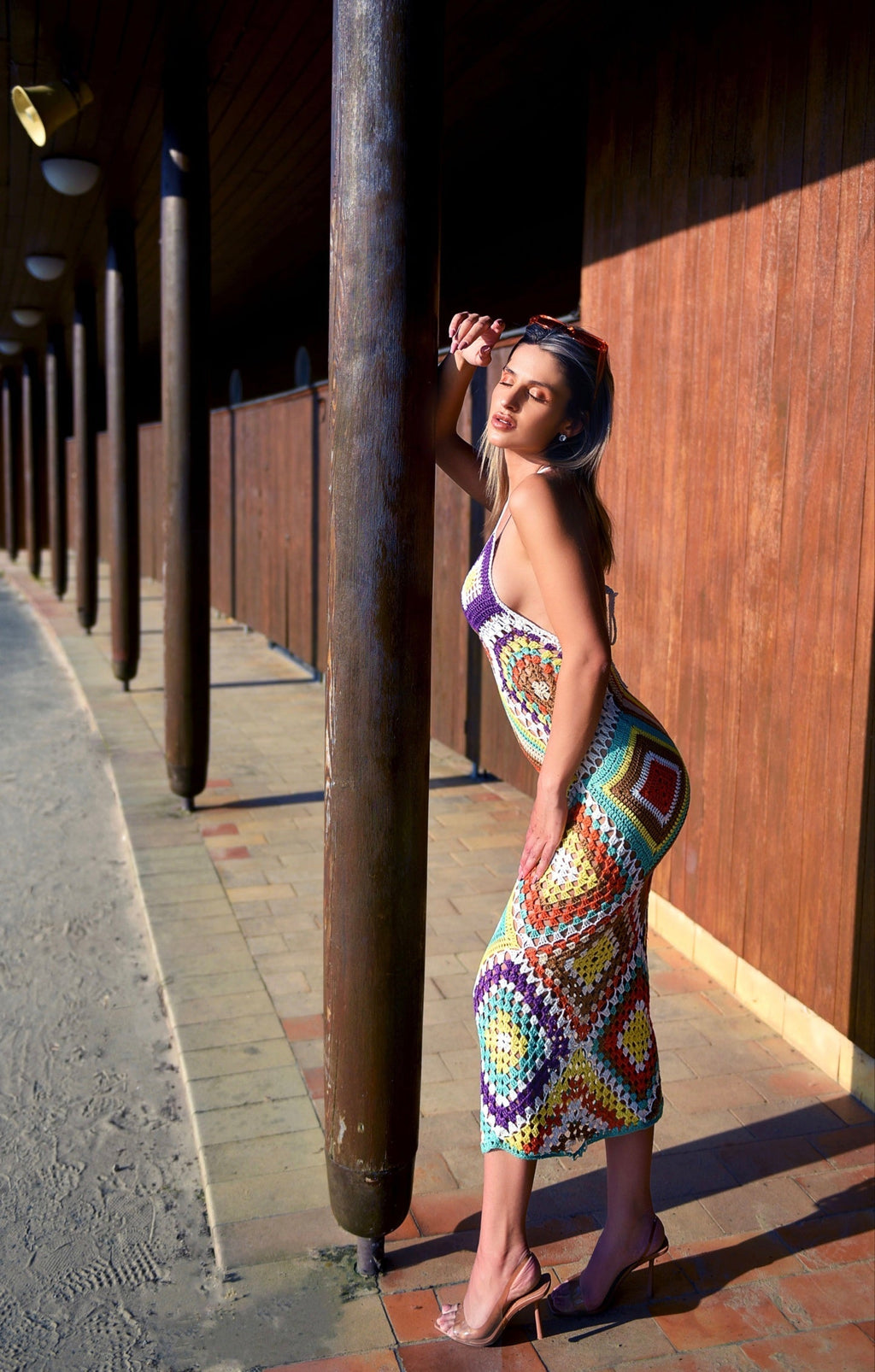 Romo Dokuma Maksi Elbise