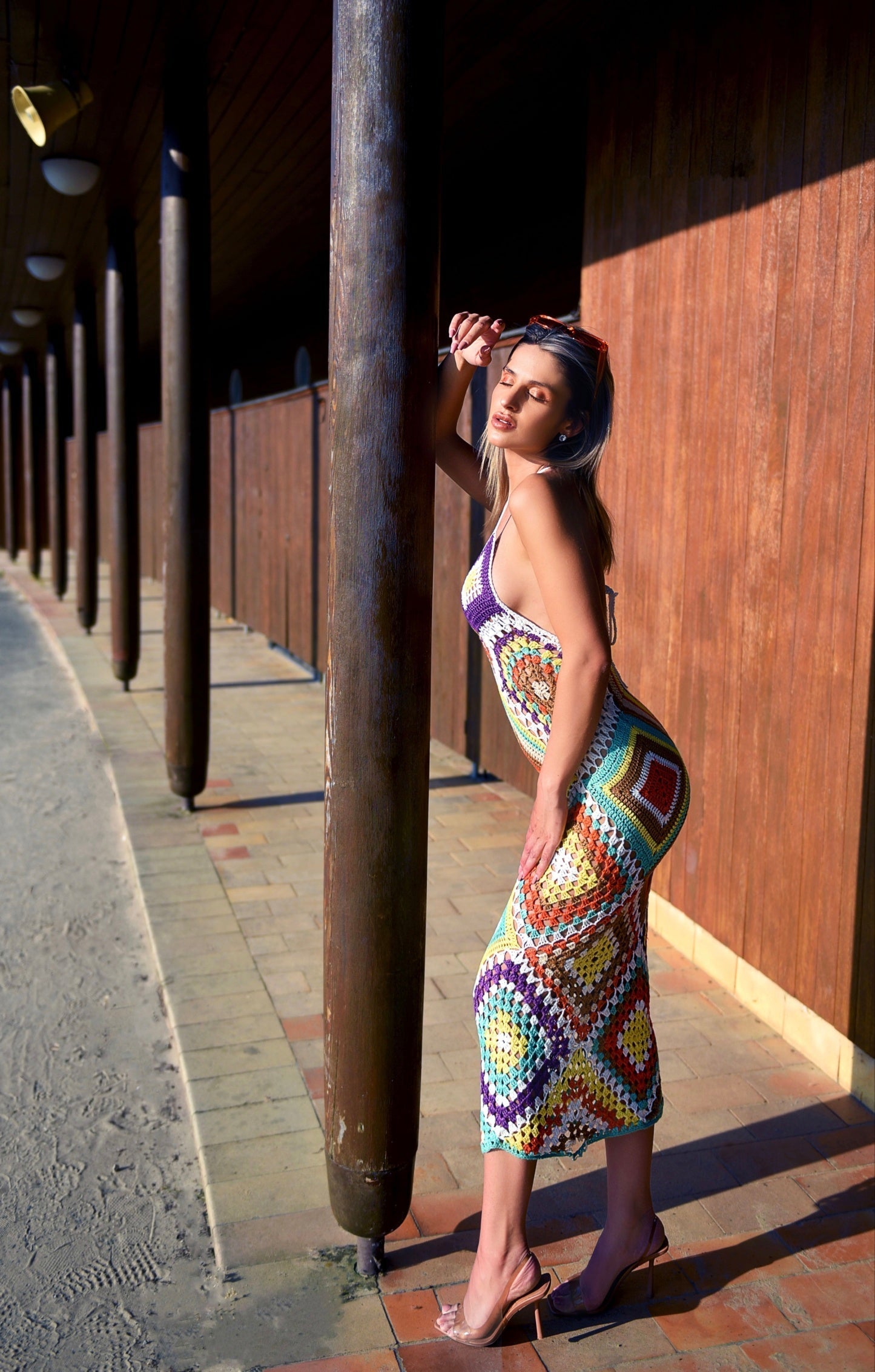 Romo Dokuma Maksi Elbise