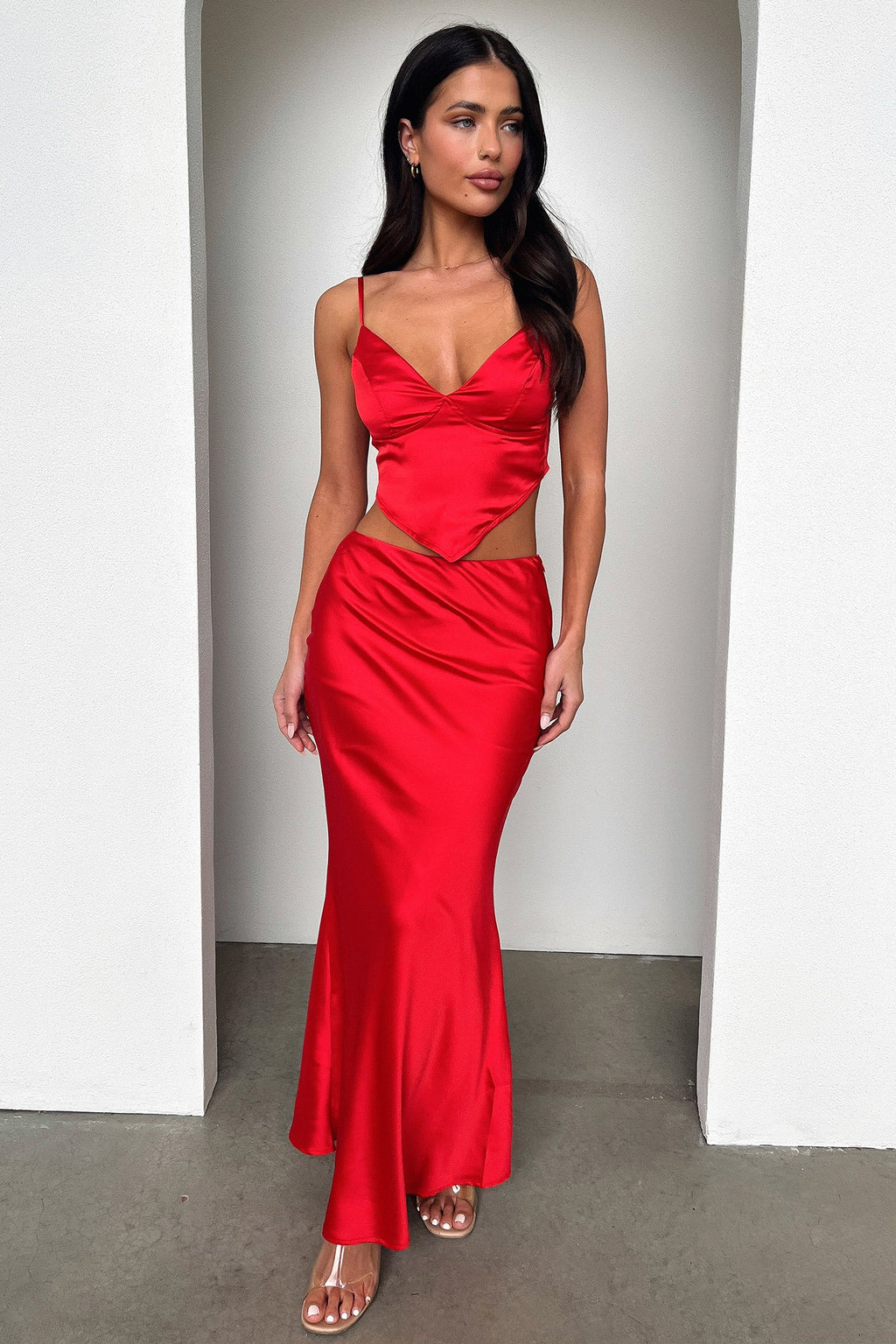 Adira Top - Kırmızı