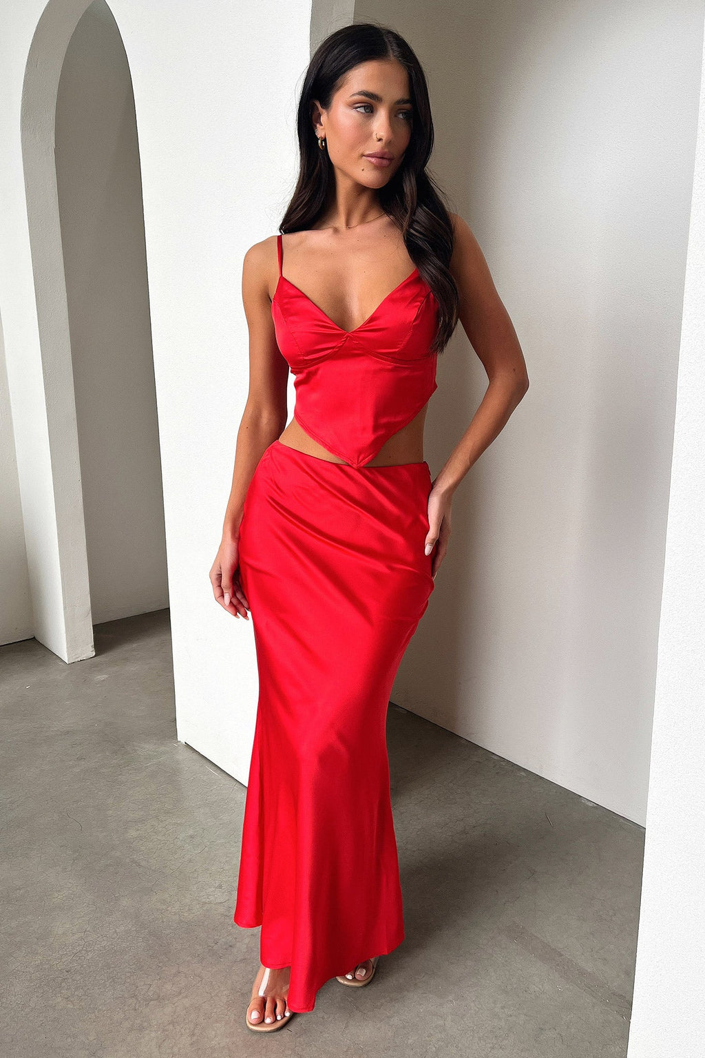 Adira Top - Kırmızı