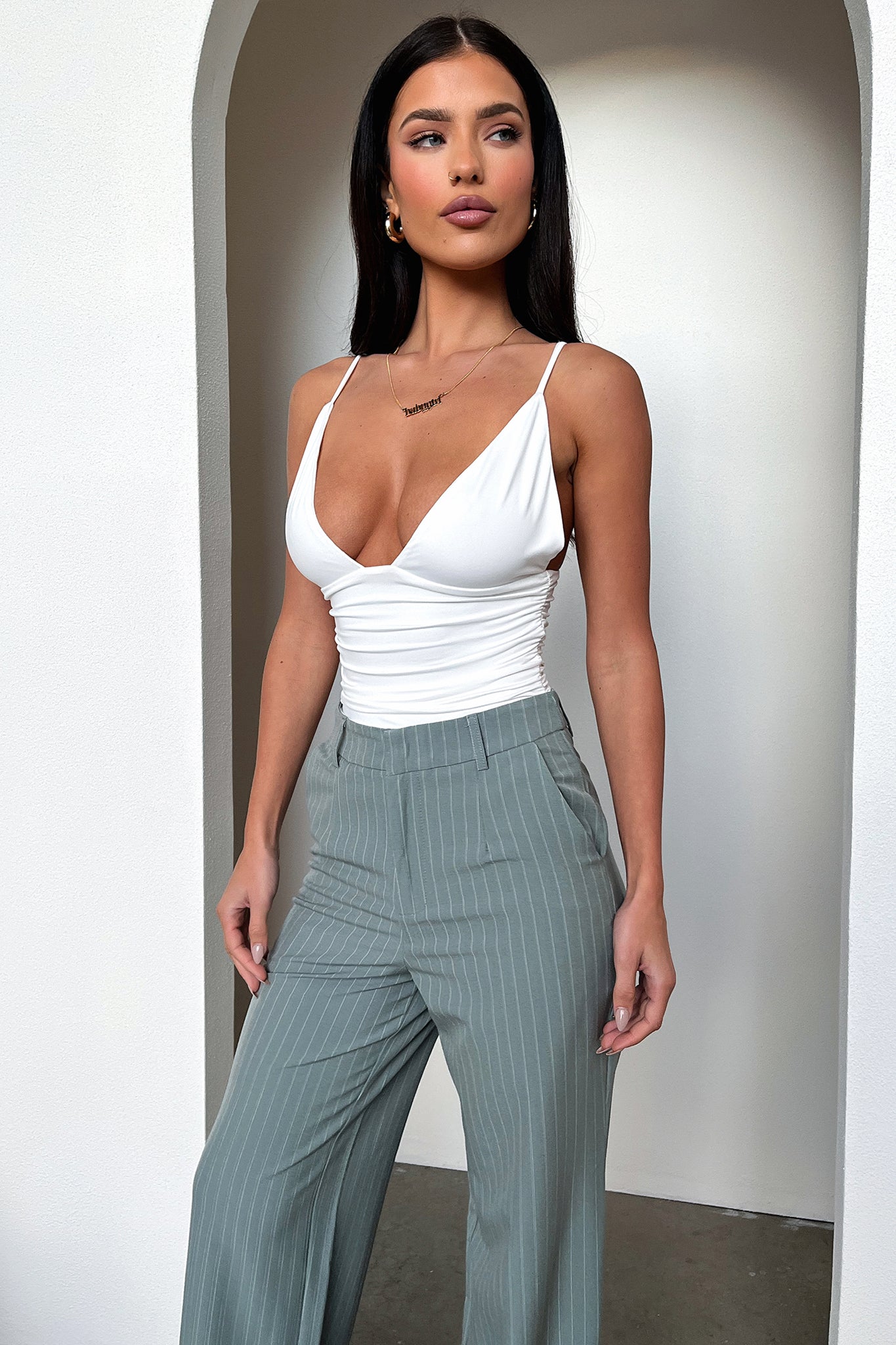 Janae Bodysuit - Beyaz