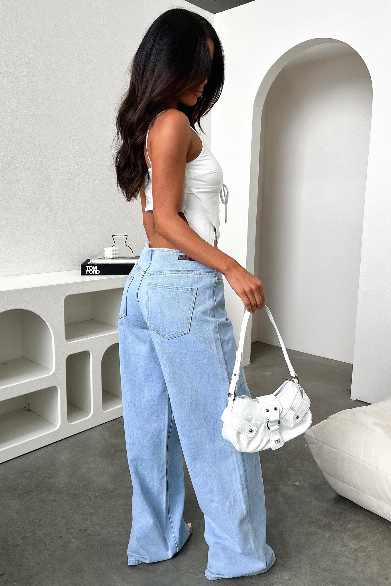 AlesKumra Top - Beyaz