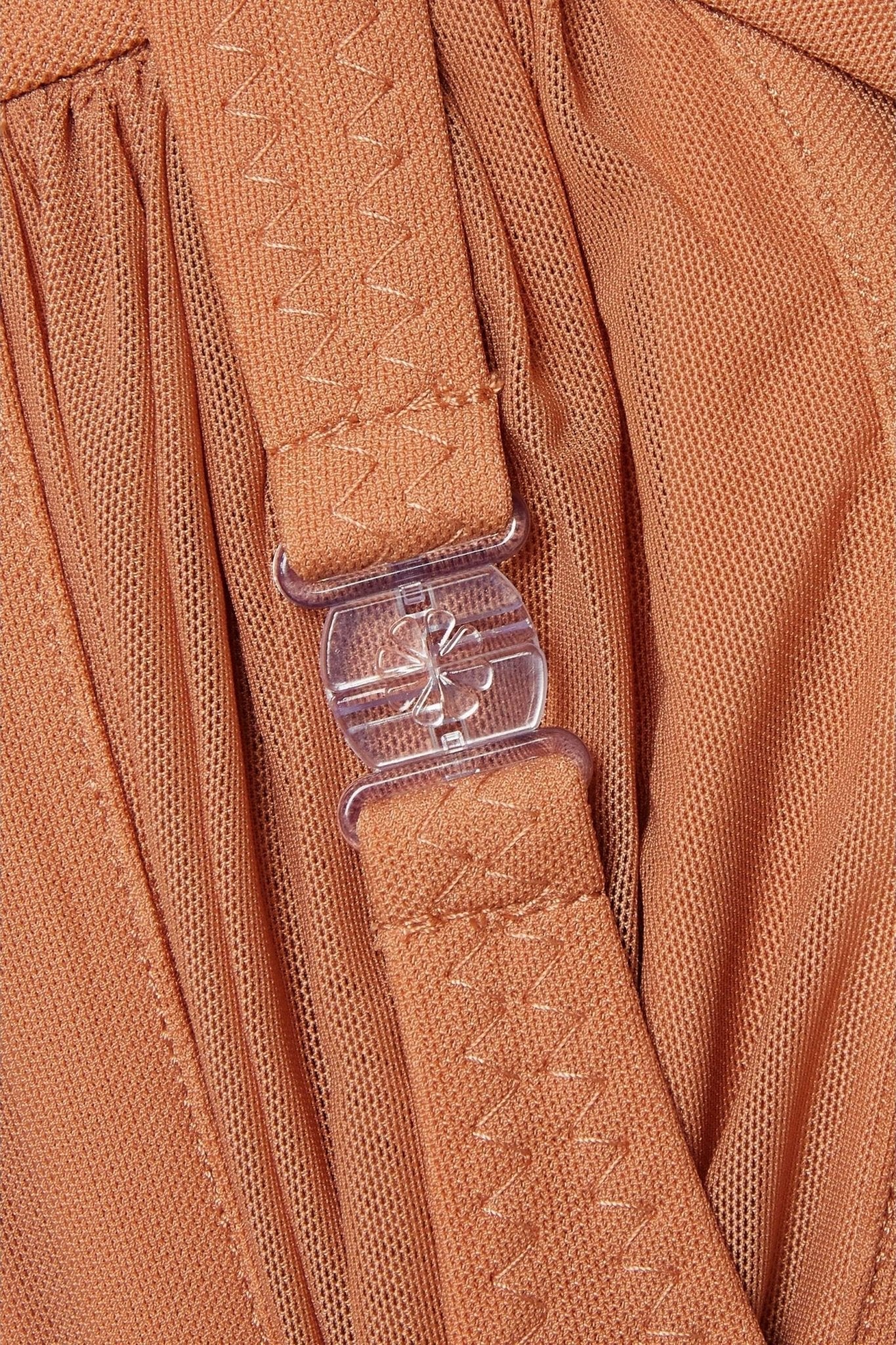 Brina Dantelli Boyundan Bağlı Üç Parçalı Yüzme Seti