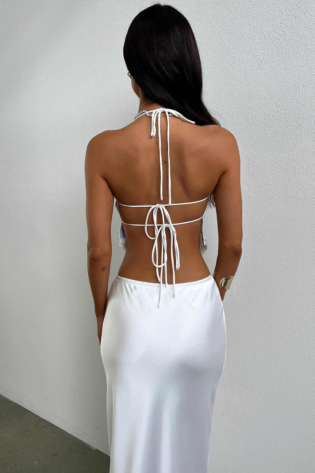 Hattie Crop Top - Beyaz