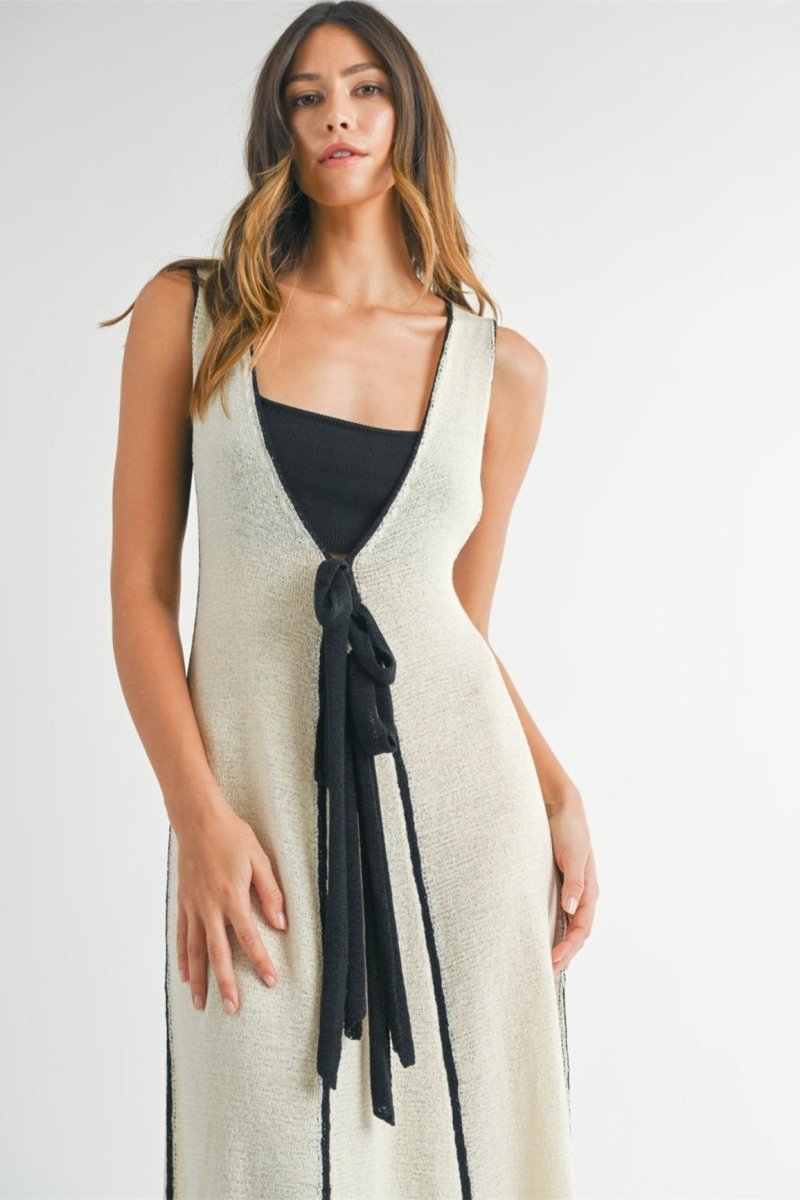 Cynthia V Yaka Kolsuz Midi Elbise