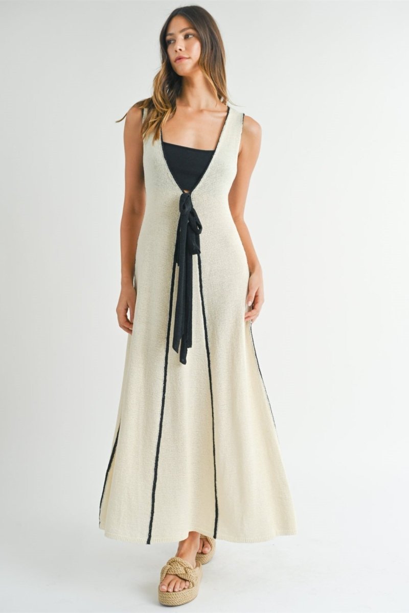 Cynthia V Yaka Kolsuz Midi Elbise