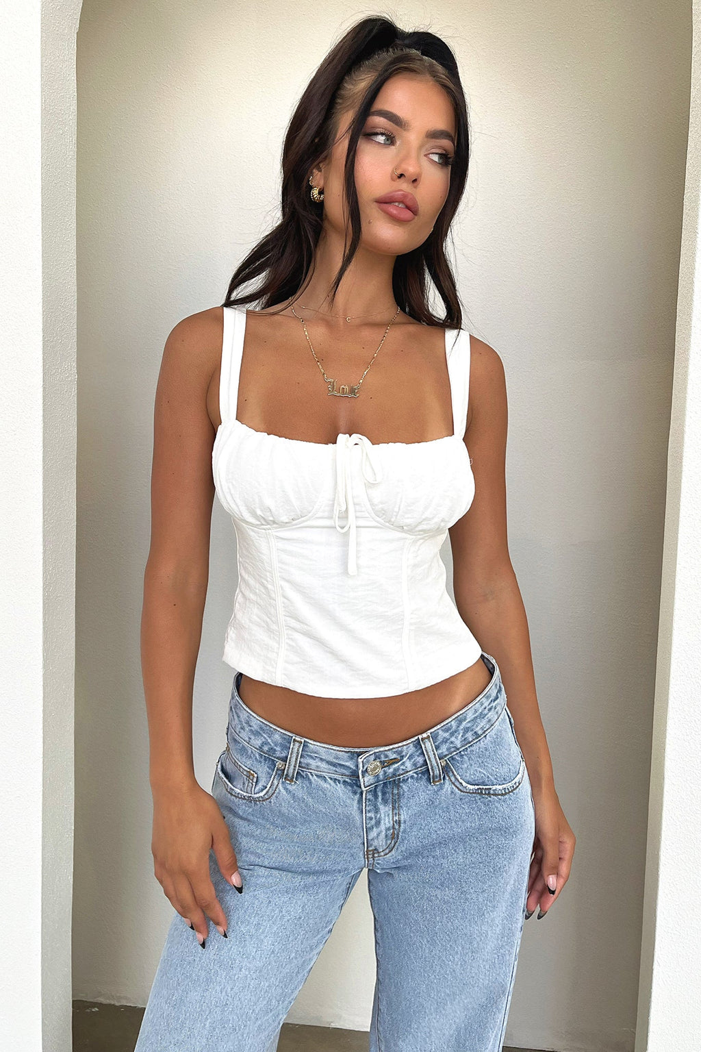 Danica Corset - Beyaz