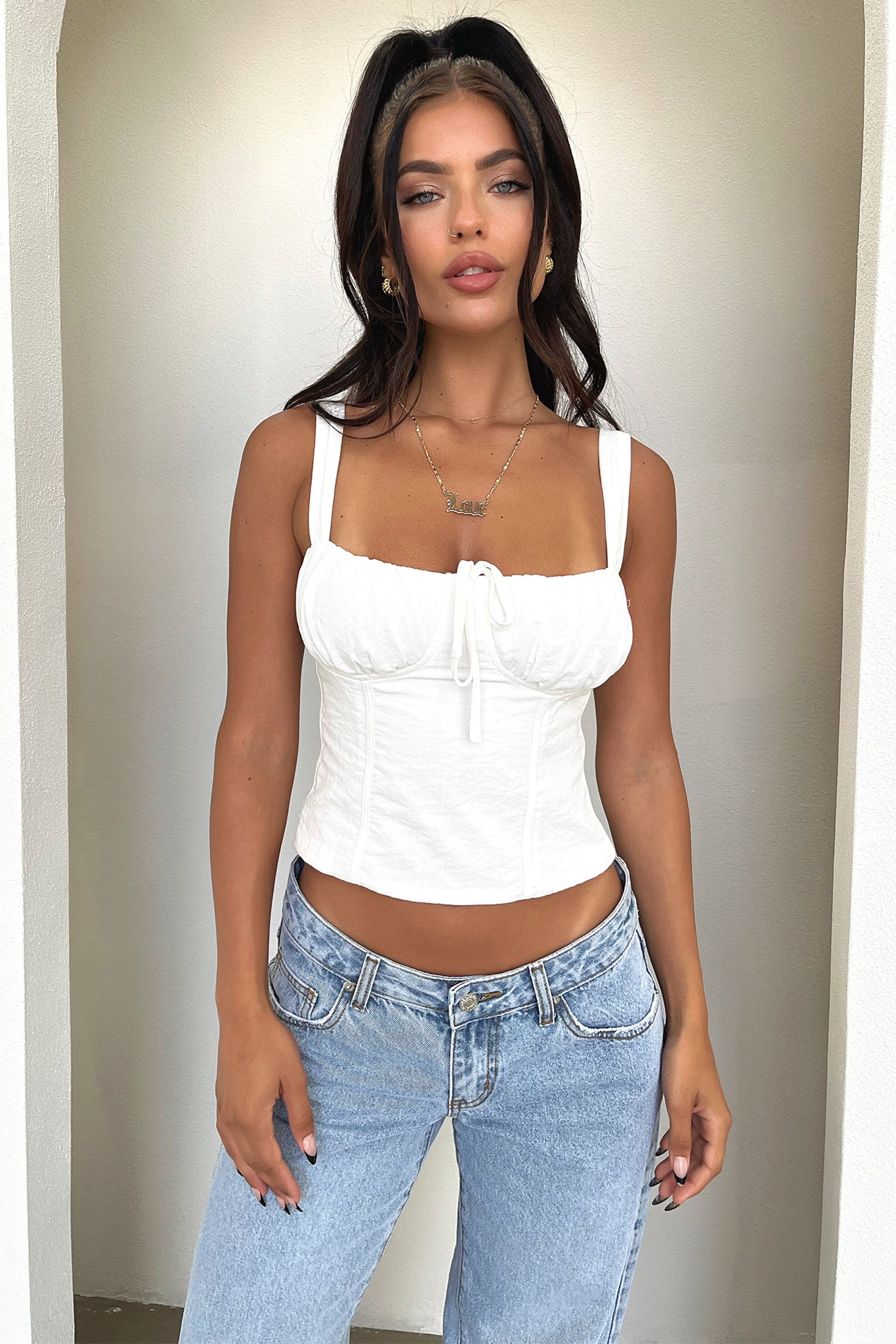 Danica Corset - Beyaz