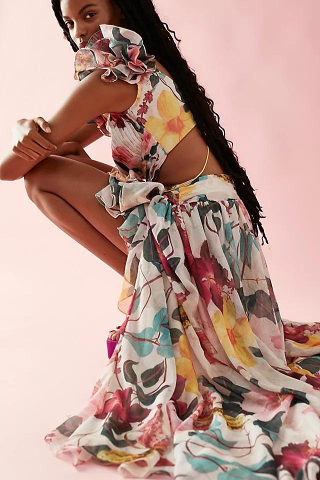 Dulcie Baskılı Kesik İki Parçalı Yüzme Seti