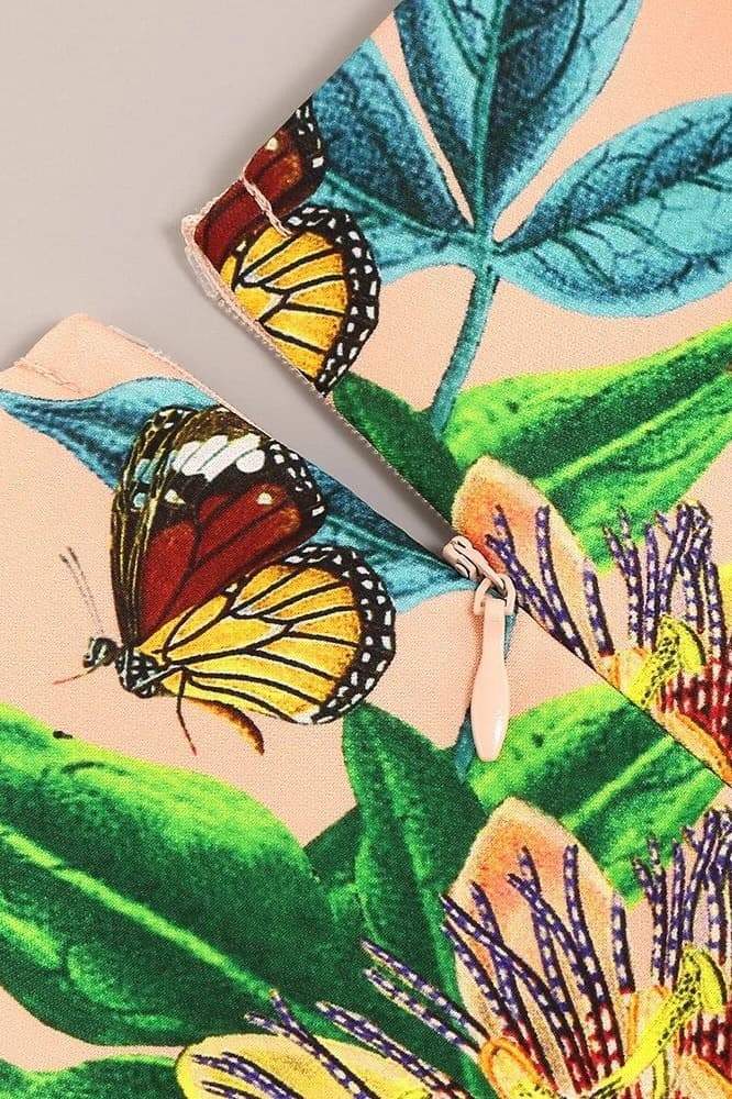 Edana Kesikli Katlı Mini Elbise