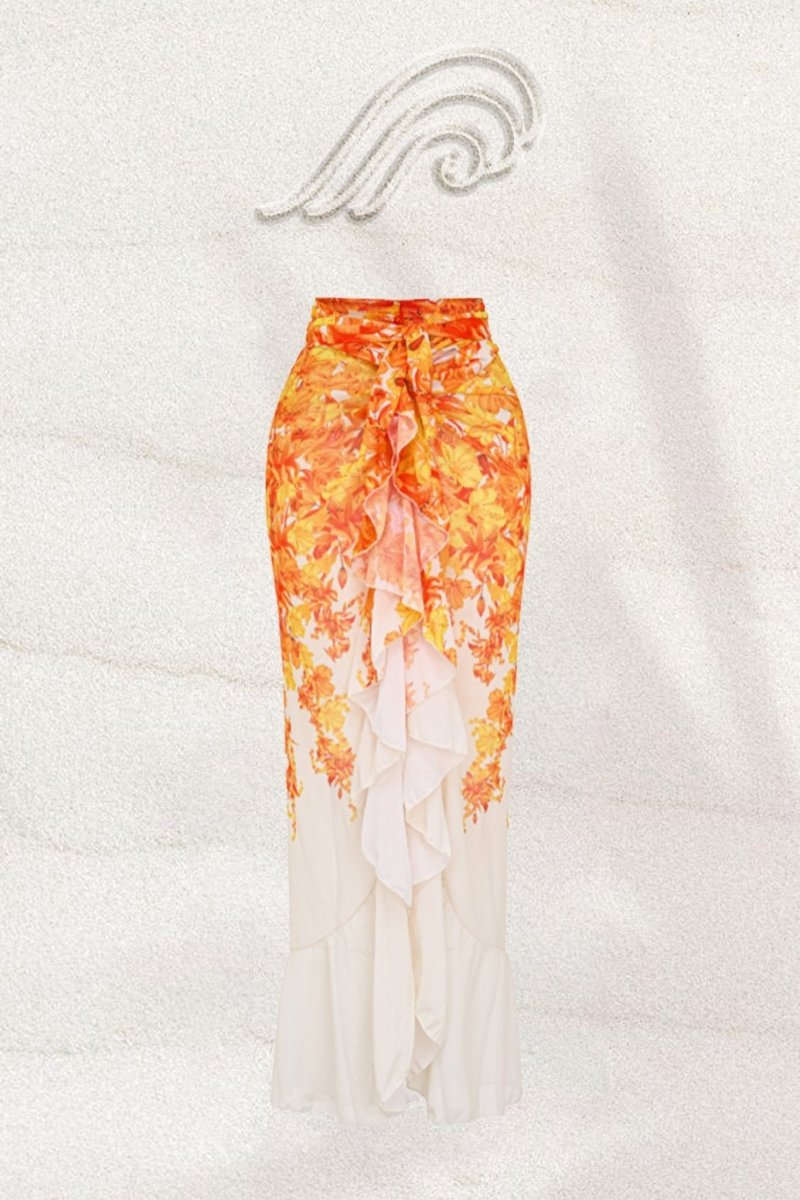 Effie Baskılı Fırfırlı İkili Yüzme Seti