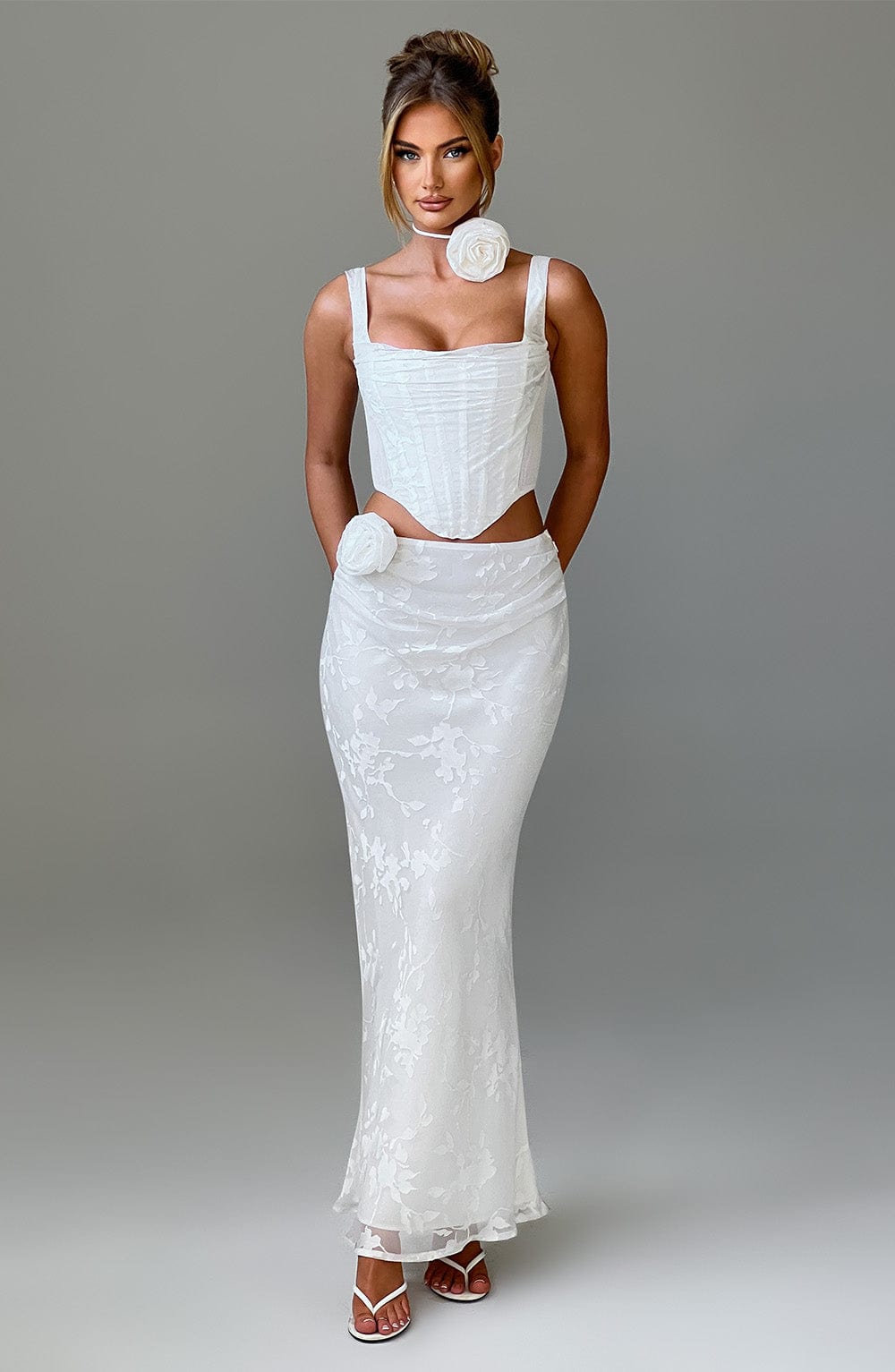 Eliza Maxi Etek - Fildişi