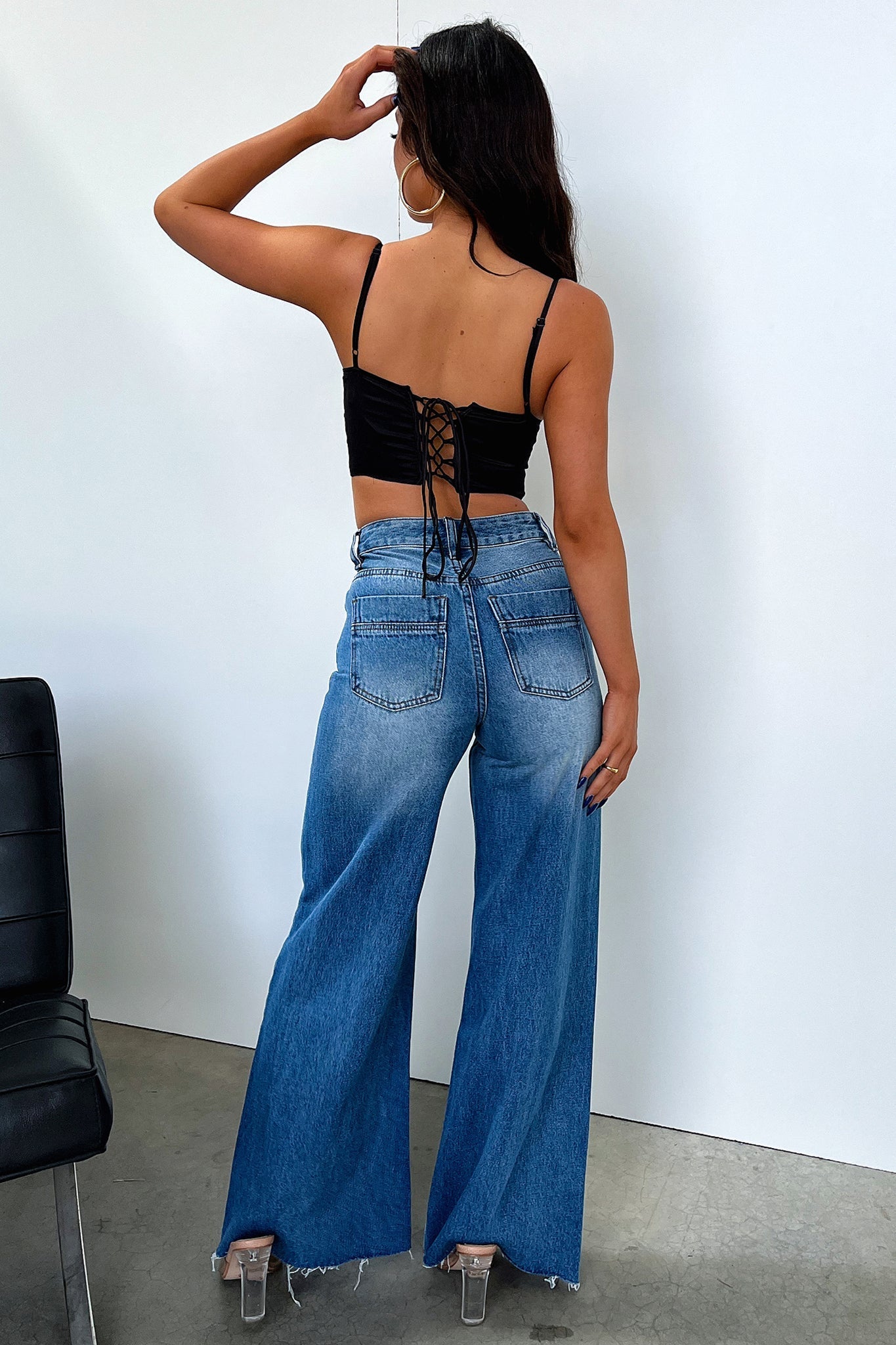 Fauna Corset Top - Siyah