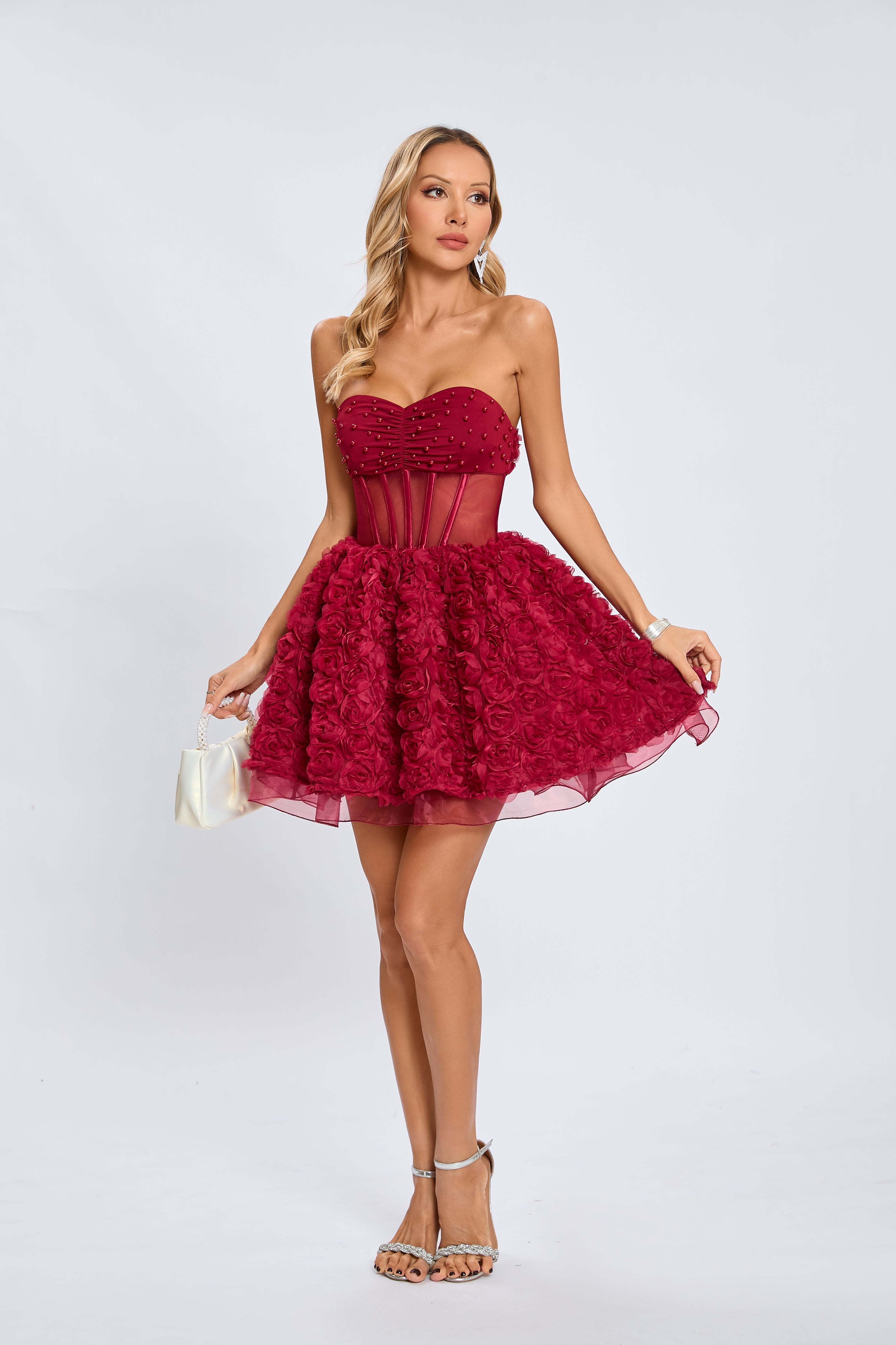 Rachel Bloom Korse Mini Elbise