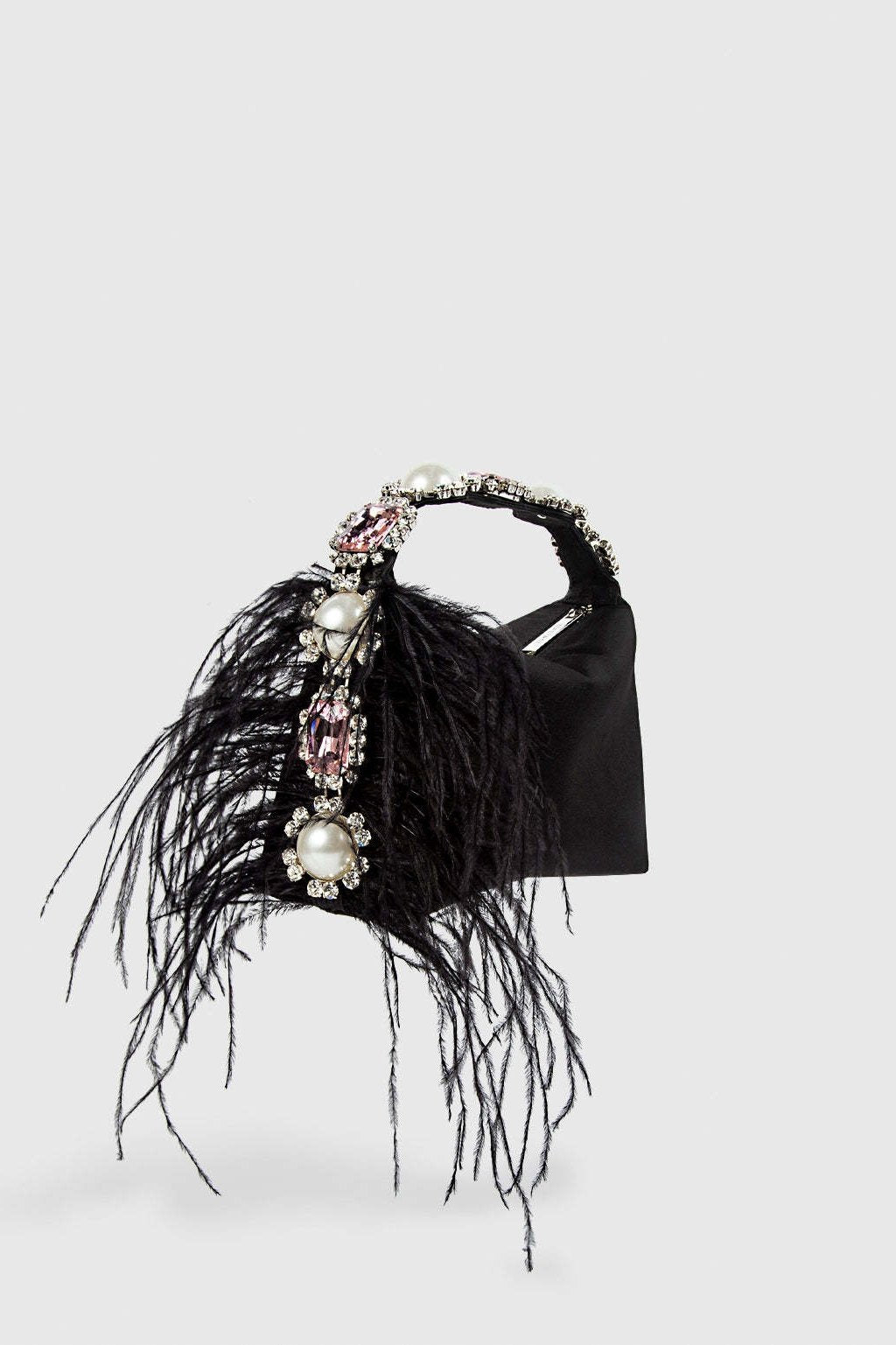 Tüy Elmas Saten Bento Çanta