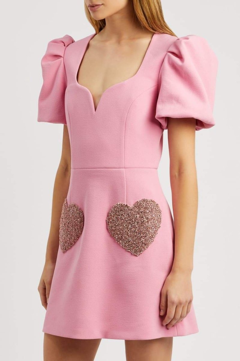 Felicia Diamante Kalpli Mini Elbise