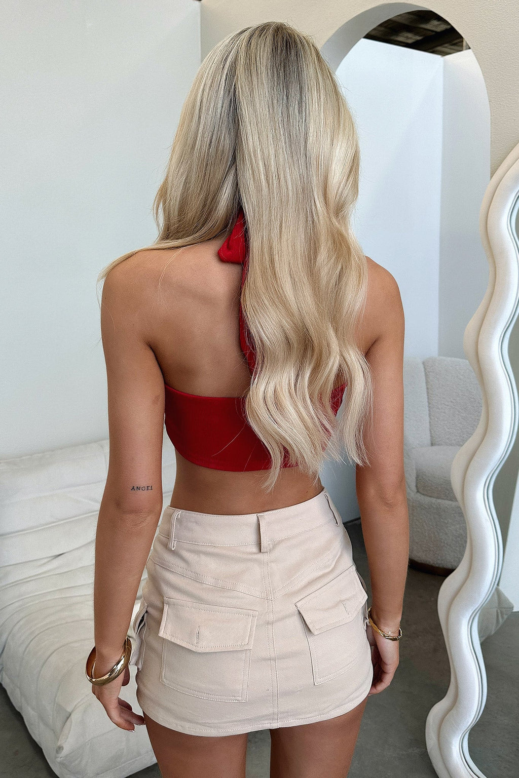 Ferari Crop - Kırmızı