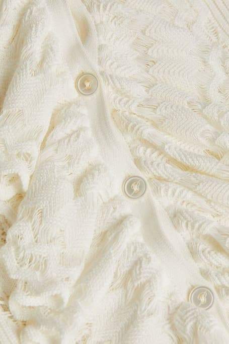 Georgia Fırfırlı Tığ İşi Midi Elbise