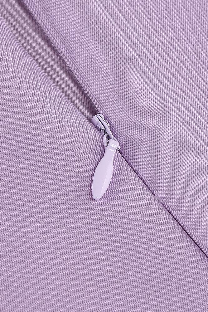 Gloria Fırfırlı A Kesim Slip Midi Elbise