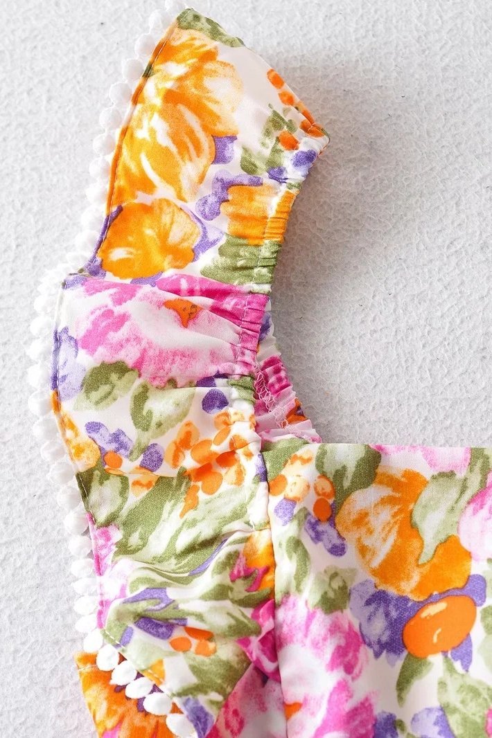 Heloise Baskılı Fiyonklu Mini Elbise