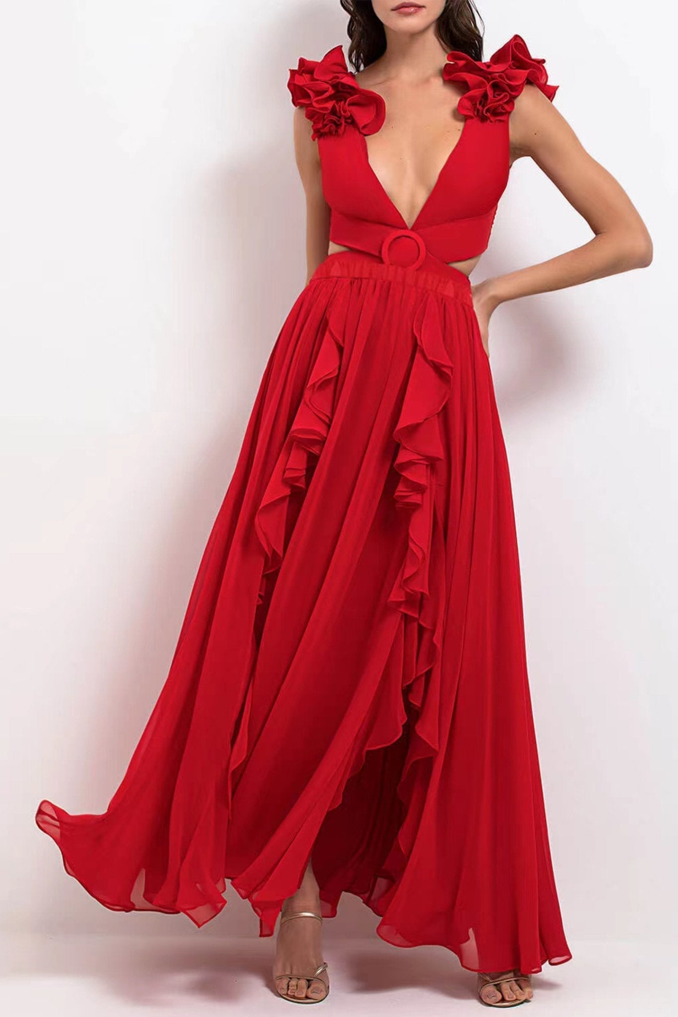 Honey İki Parçalı Fırfırlı Yüzme Seti