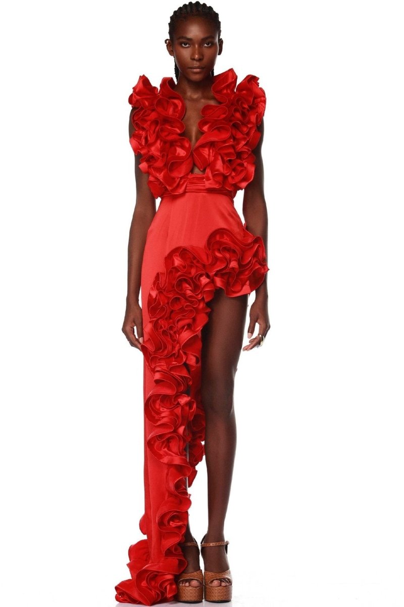 Ida Fırfırlı İki Parçalı Yüzme Seti